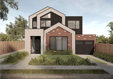 3D Rendering Duplex Floor Villa Architectural Design