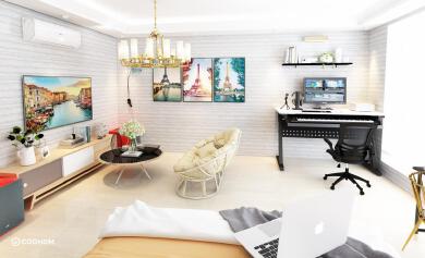 Clean family Villa Interior in South Africa