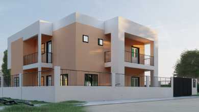 Duplex Floor Villa Exterior with Bright Style     