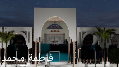 Single storey luxury villa model