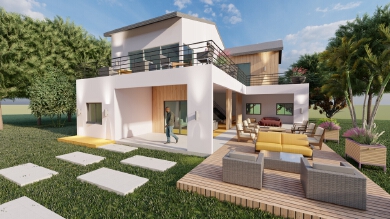 Design of a 2 story villa project