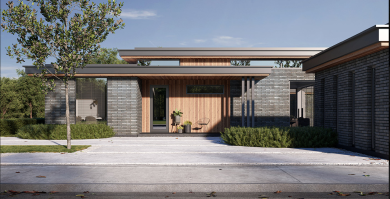3D Rendering Modern Villa Architectural Design