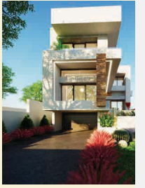 architectural designing of apartments and rendering buildings