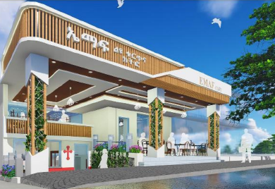 a modern, attractive cafe and restaurant in addis ababa