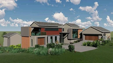 Pastoral house design with good environment