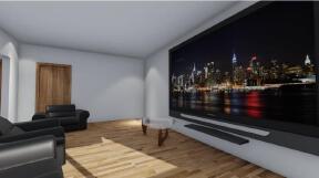 A stylish and simple room