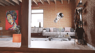 Elliptic House Interior Design 