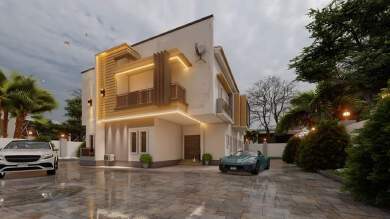 A Four Bedroom Duplex with swimming pool and a gym