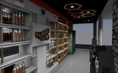 40ft container Liquor store