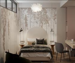 an classic and modern house for residents