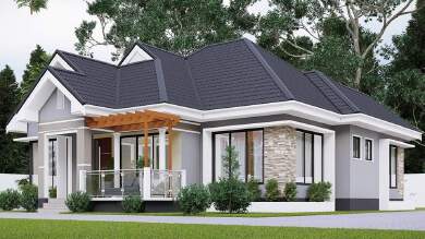 Three bedroom Exquisite house design
