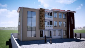Three storey residential apartment design