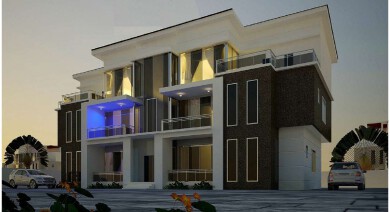 Modern style three-storied, three bedroom Condominium