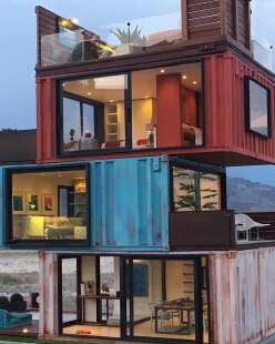 Architectural Design for a container apartment