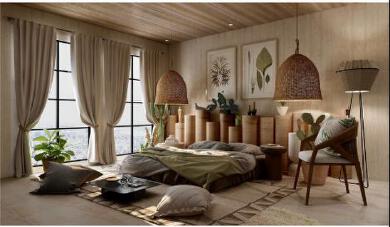 Rewilded Refuge Villa Interior 