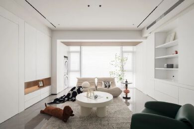 完工实拍 | 木色与纯白