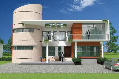 Post-modern style, two-storied four bedroom Villa