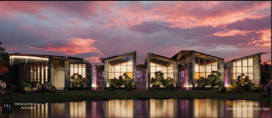 Multiple office buildings in Sharm El Shaikh Airport