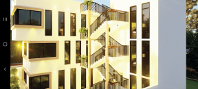 yellow sunset palette family house 