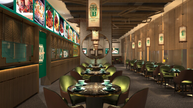 南宁雷记粤菜餐饮空间案例
