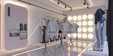 中山服装公司办公室及展厅